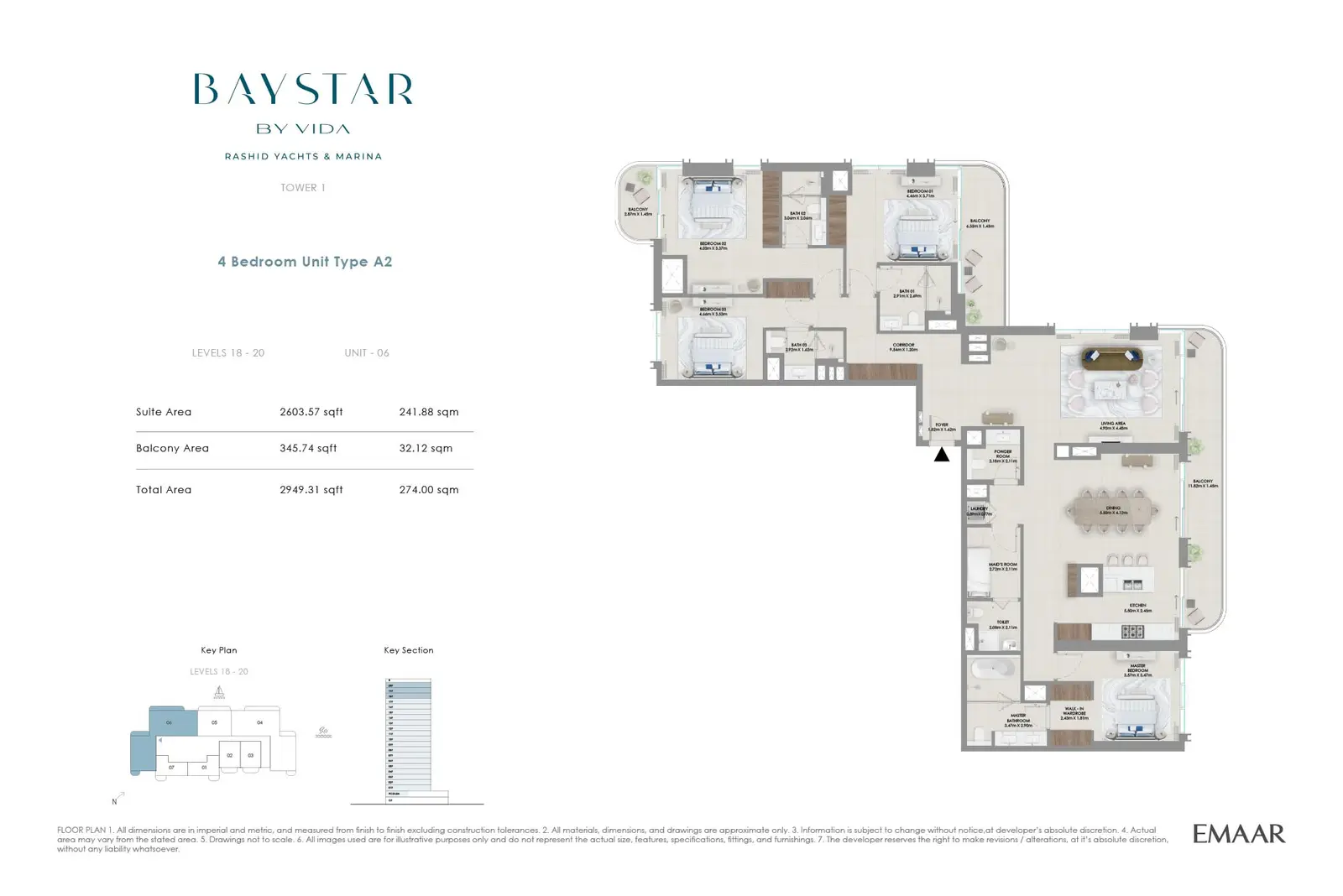 Floor plan for Type A2