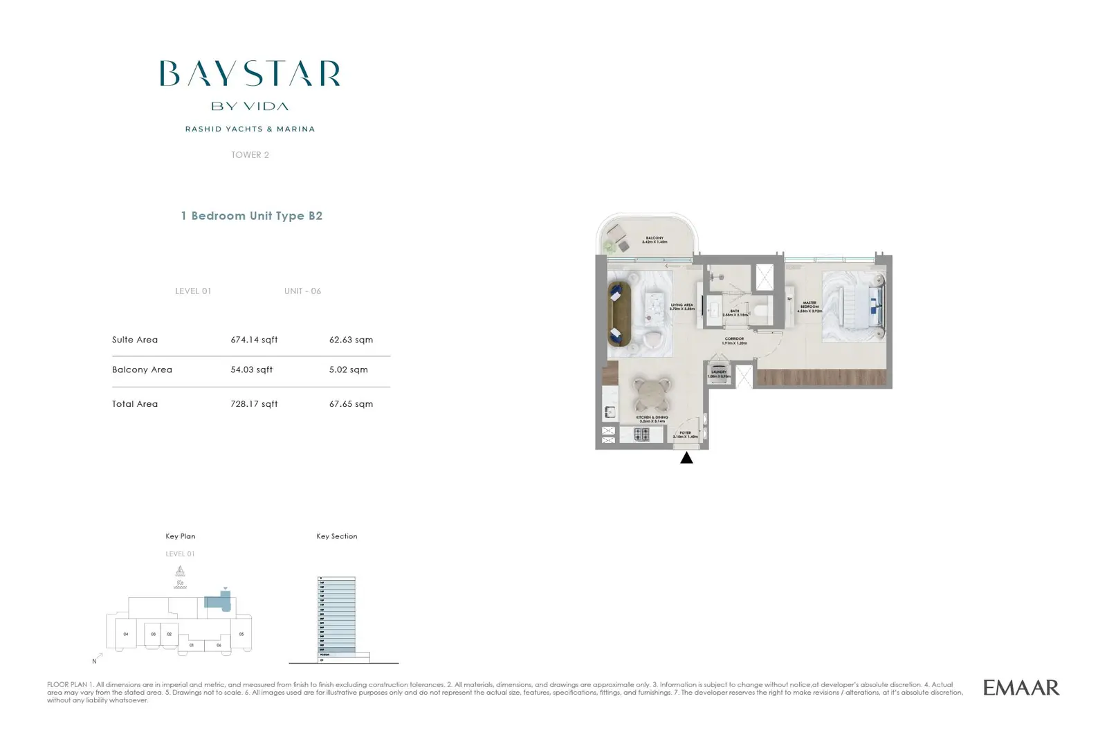Floor plan for Type B2