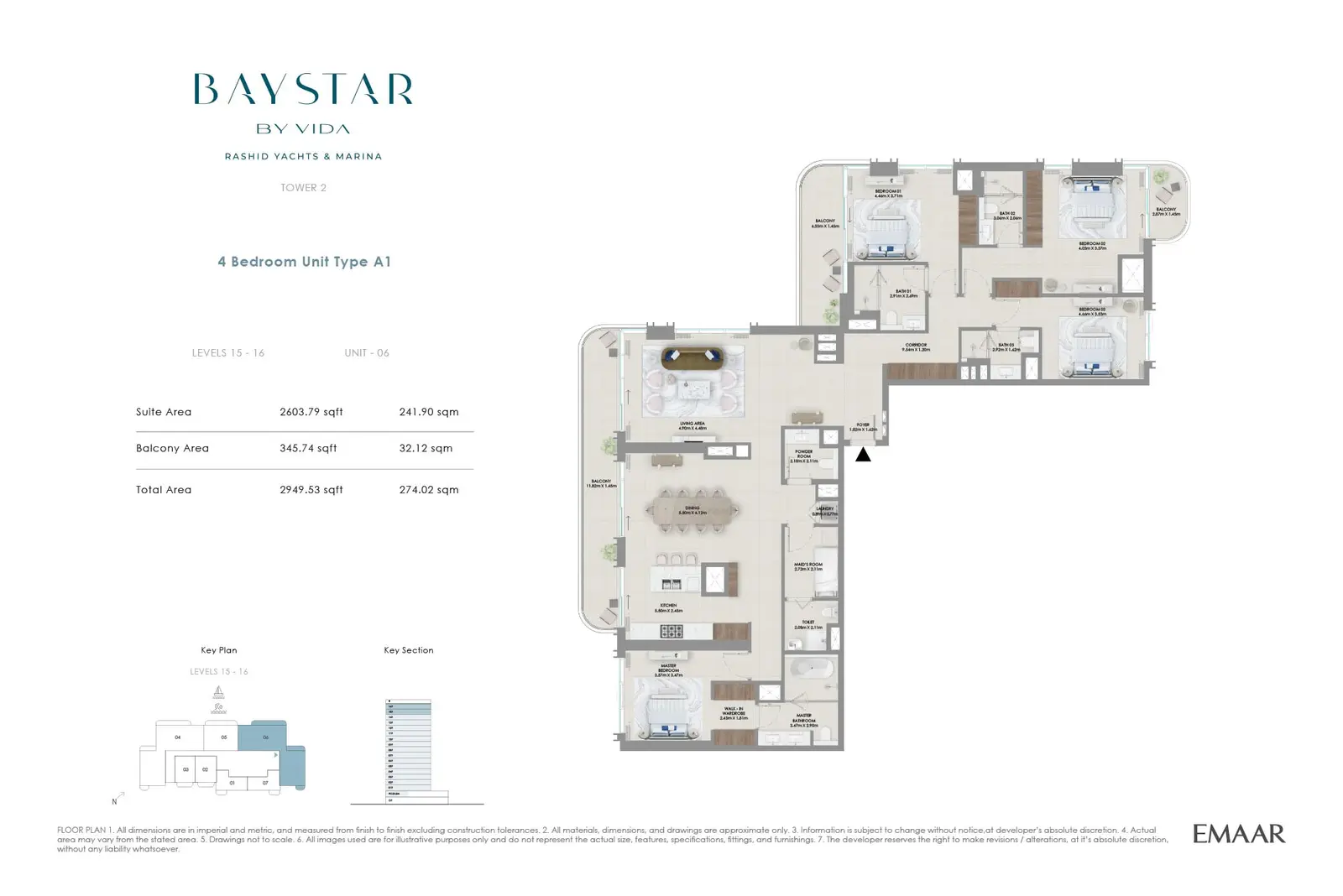 Floor plan for Type A1