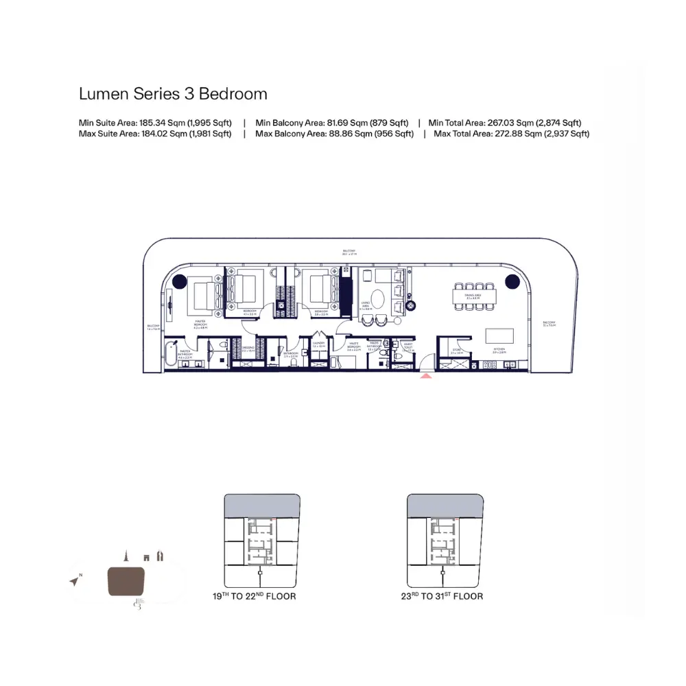 Floor plan for Type A
