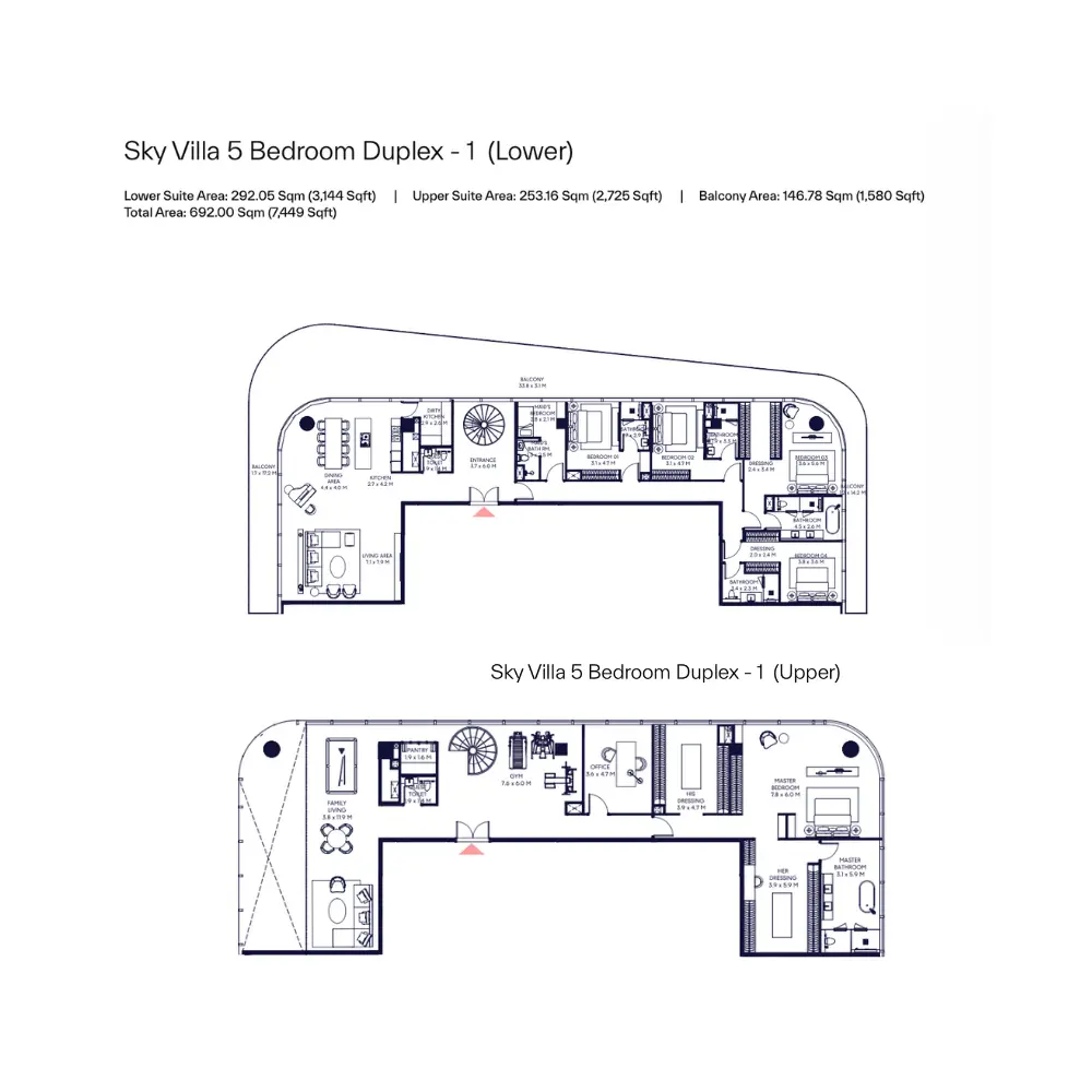 Floor plan for Type 1