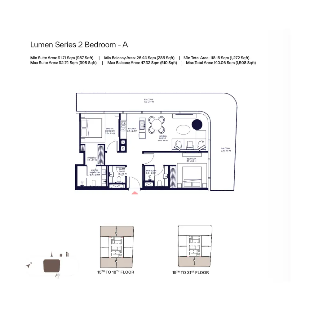 Floor plan for Type A