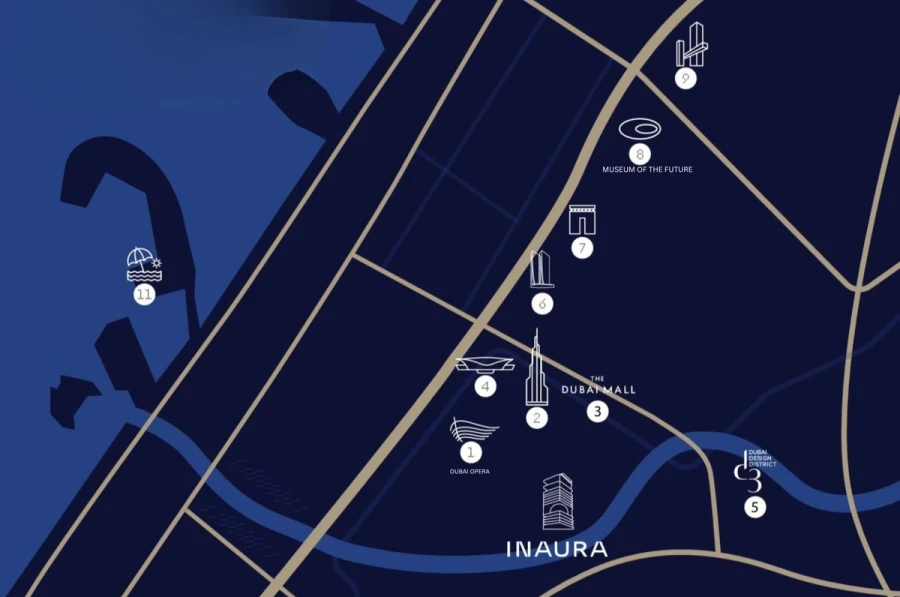 Inaura by Arada master plan