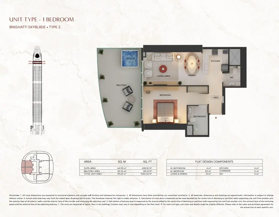 Floor plan for Type 2