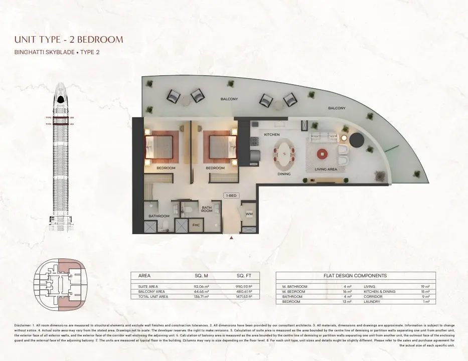 Floor plan for Type 2