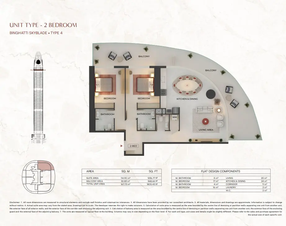 Floor plan for Type 4