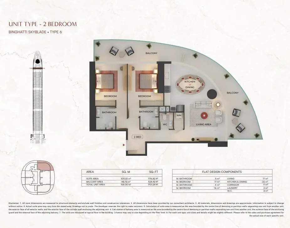 Floor plan for Type 6