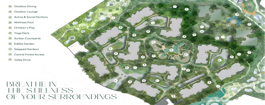 Capria West at Ghaf Woods master plan