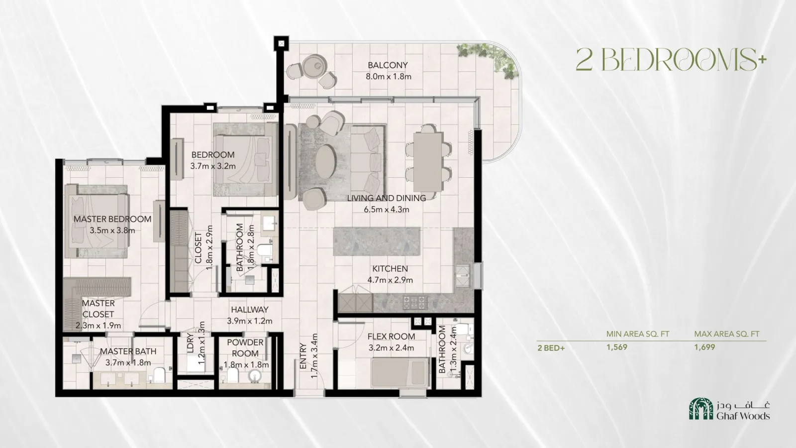 Floor plan for Type 1