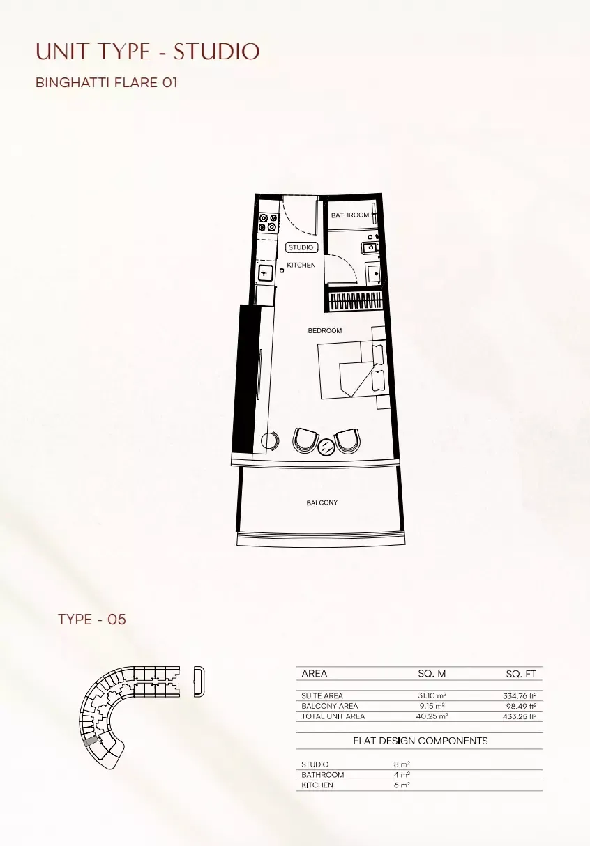 Floor plan for Type 05