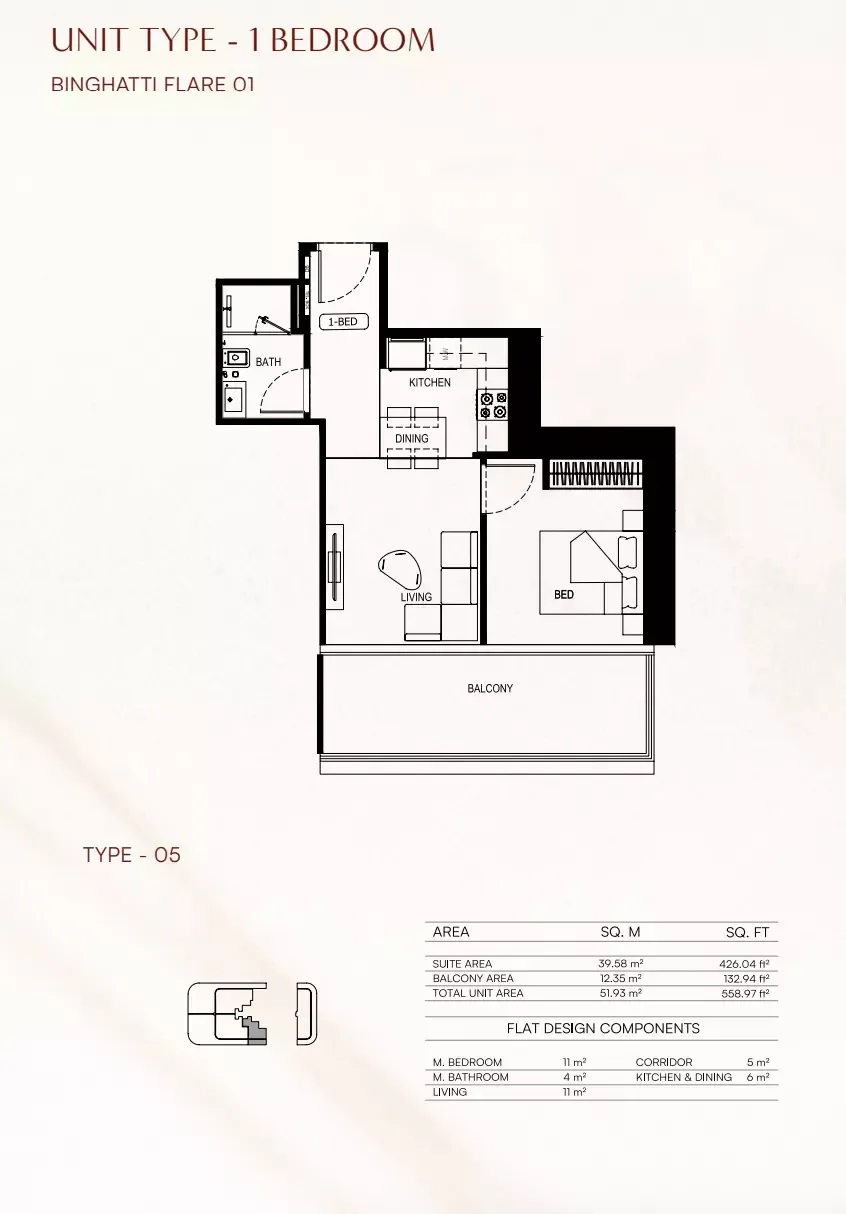 Floor plan for Type 05