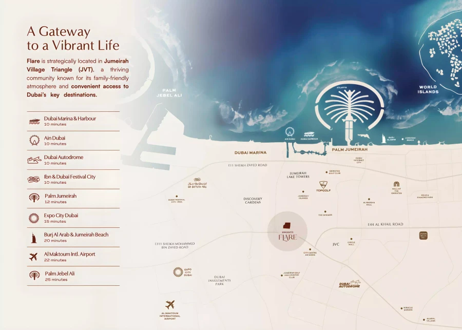 Binghatti Flare master plan