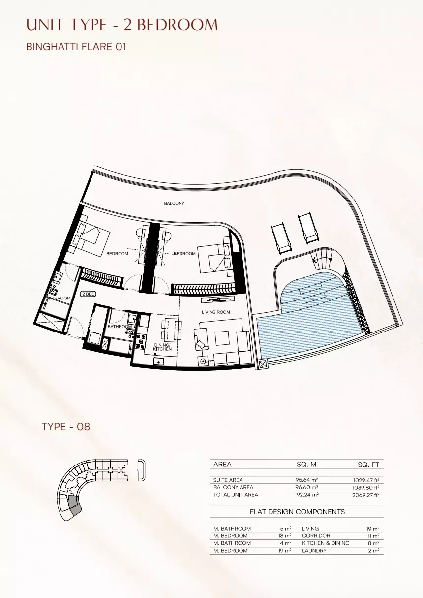 Floor plan for Type 08