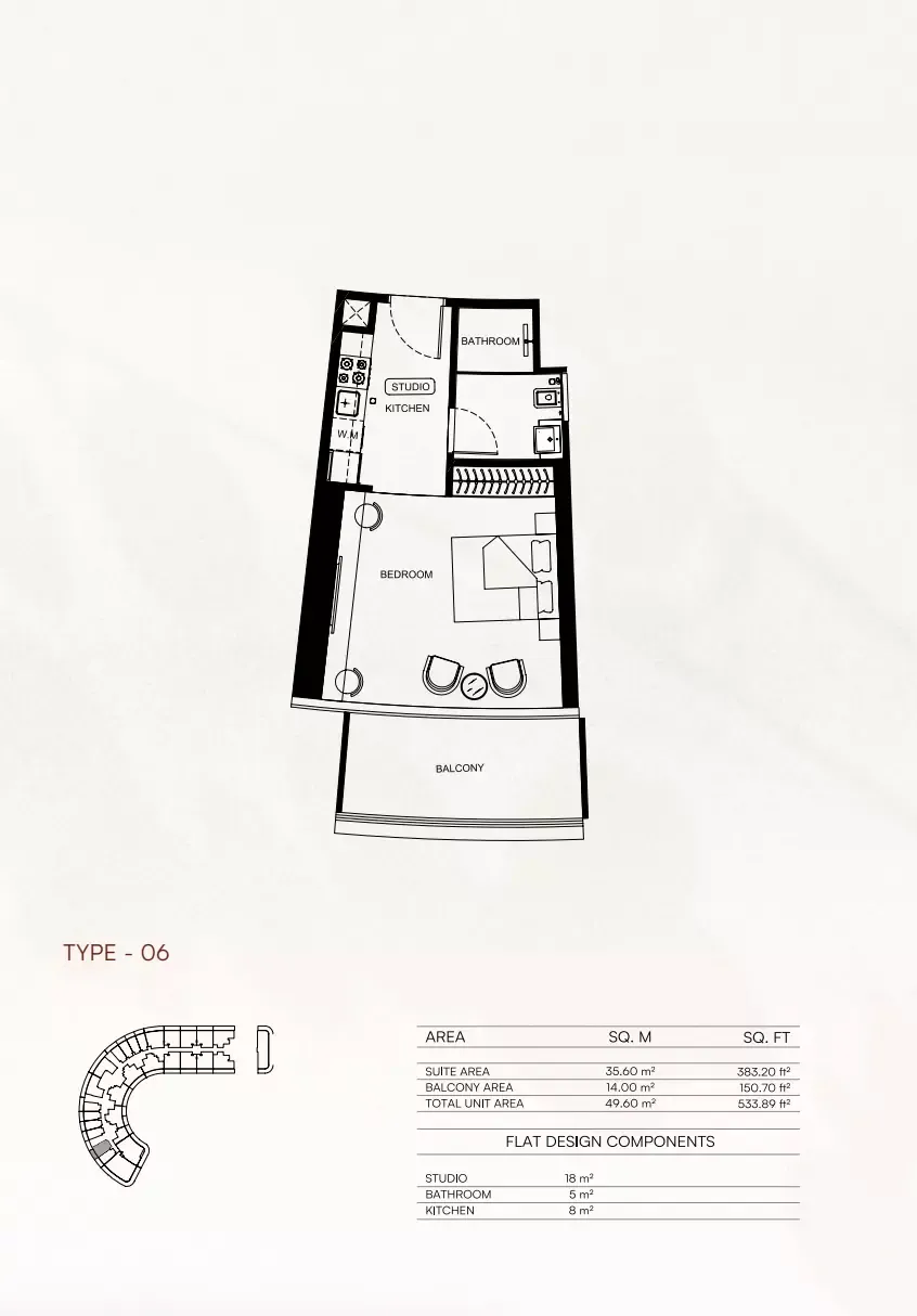 Floor plan for Type 06
