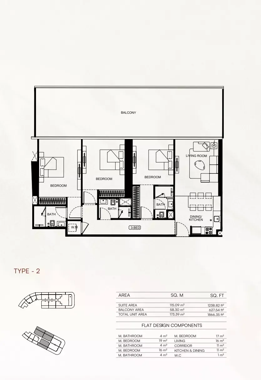 Floor plan for Type 02
