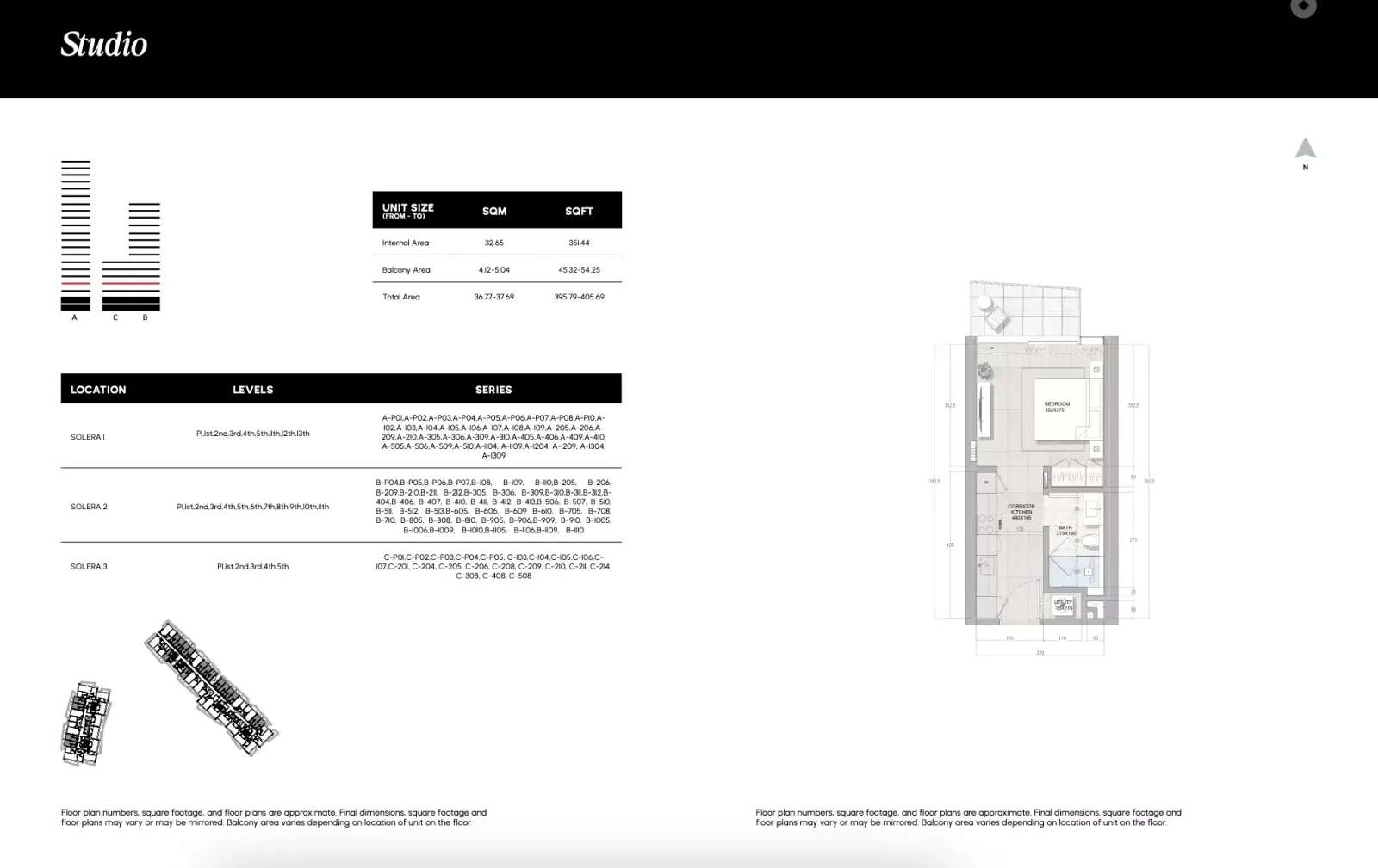 Floor plan for Type A
