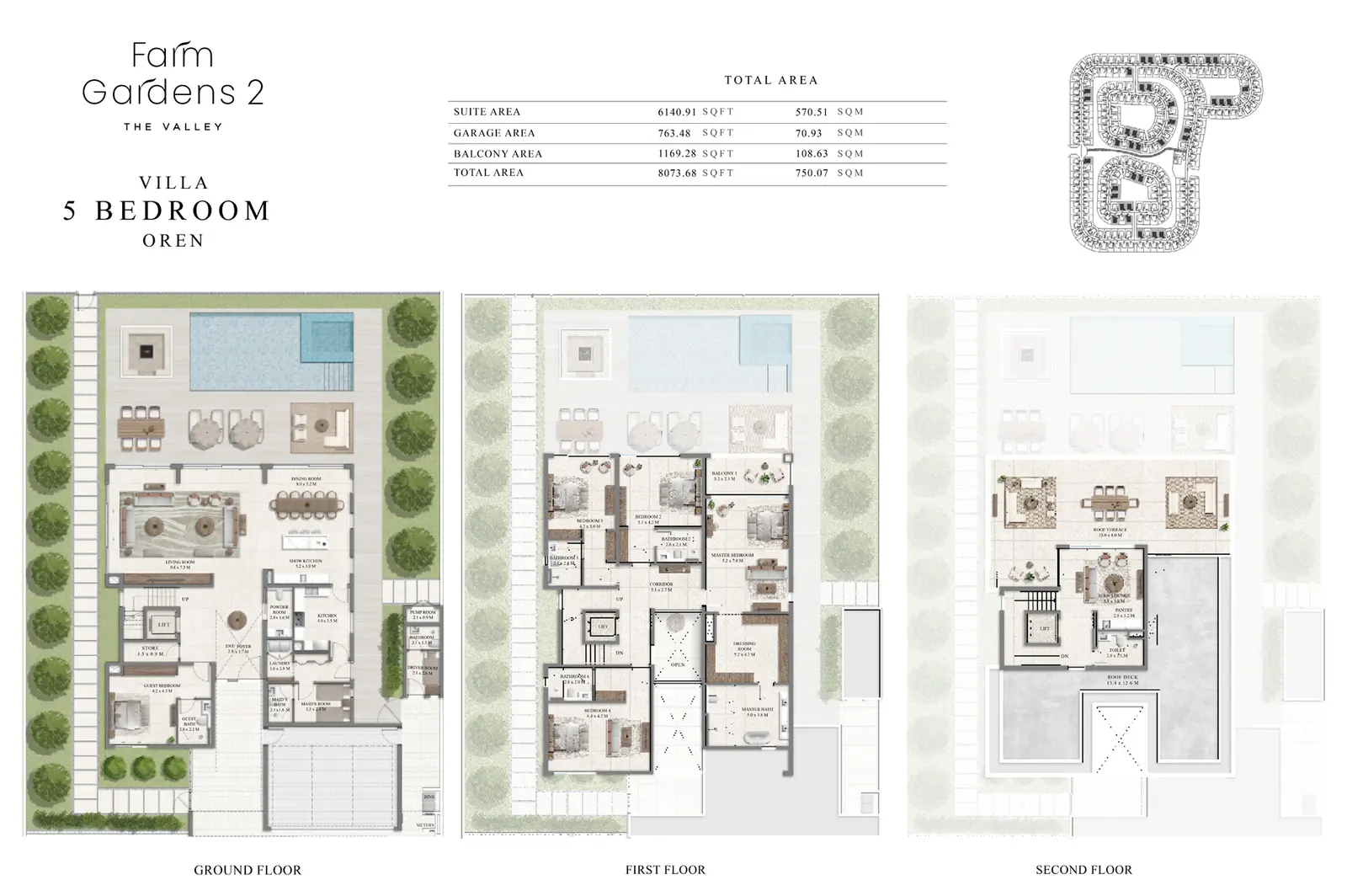 Floor plan for Oren