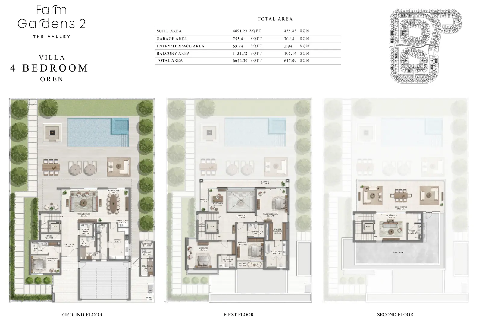 Floor plan for Oren