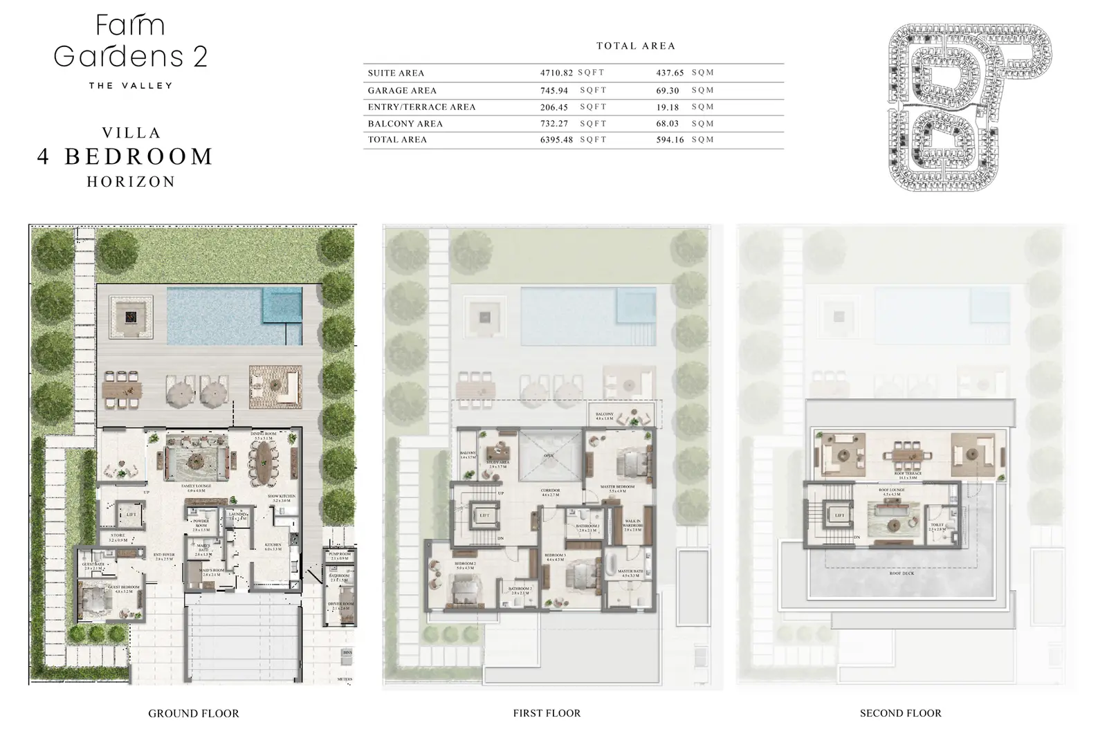 Floor plan for Horizon