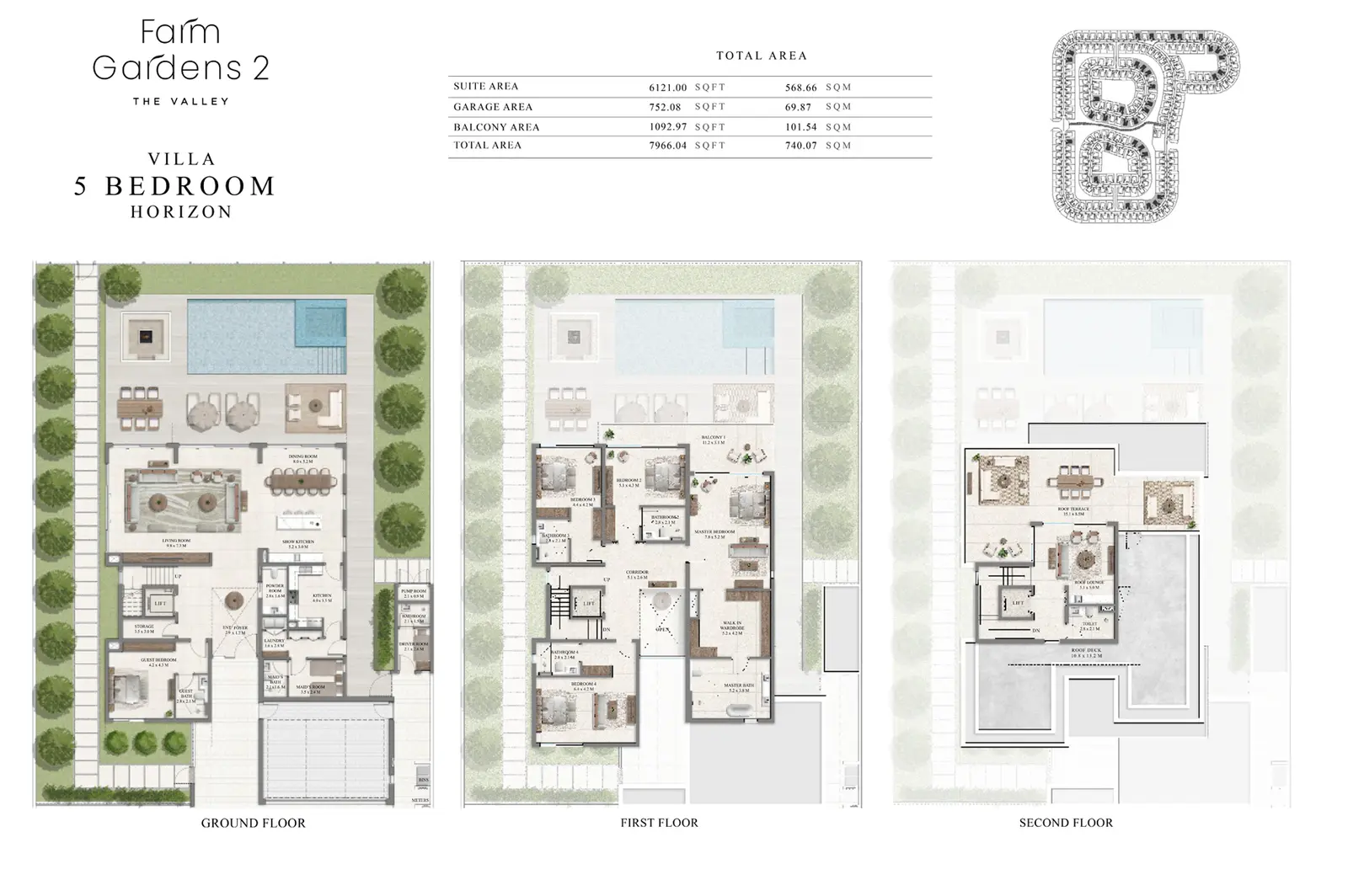 Floor plan for Horizon