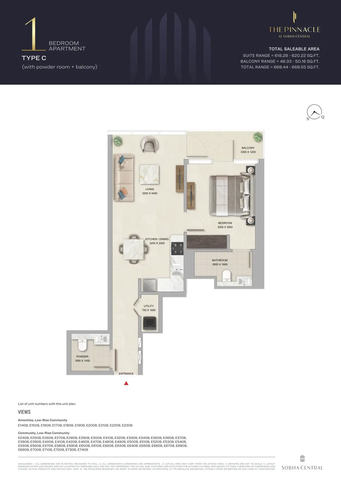 Floor plan for Type C