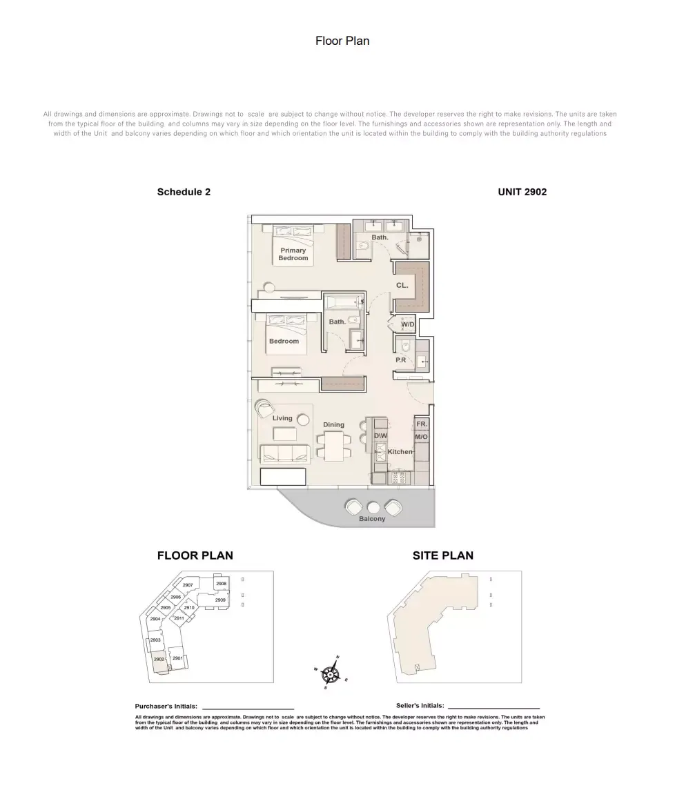 Floor plan for Type 2902