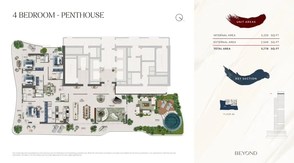 Floor plan for Type A