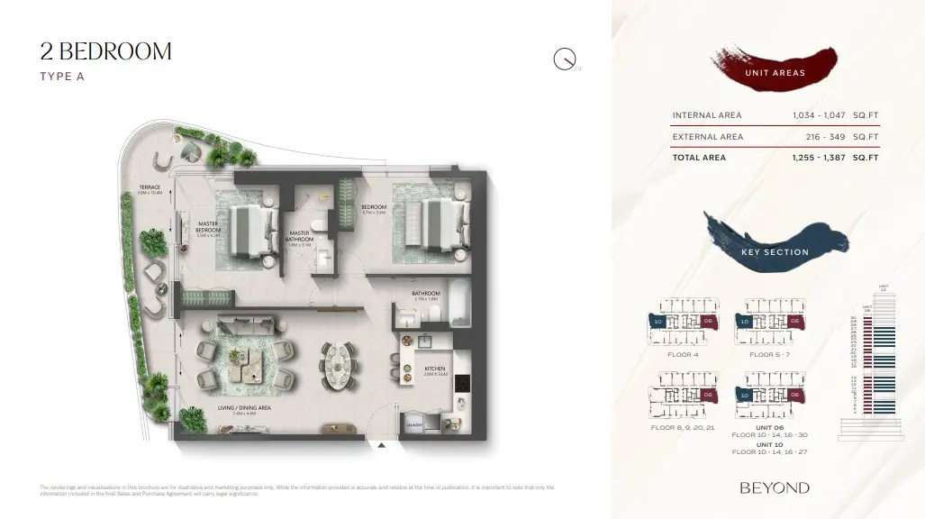 Floor plan for Type A