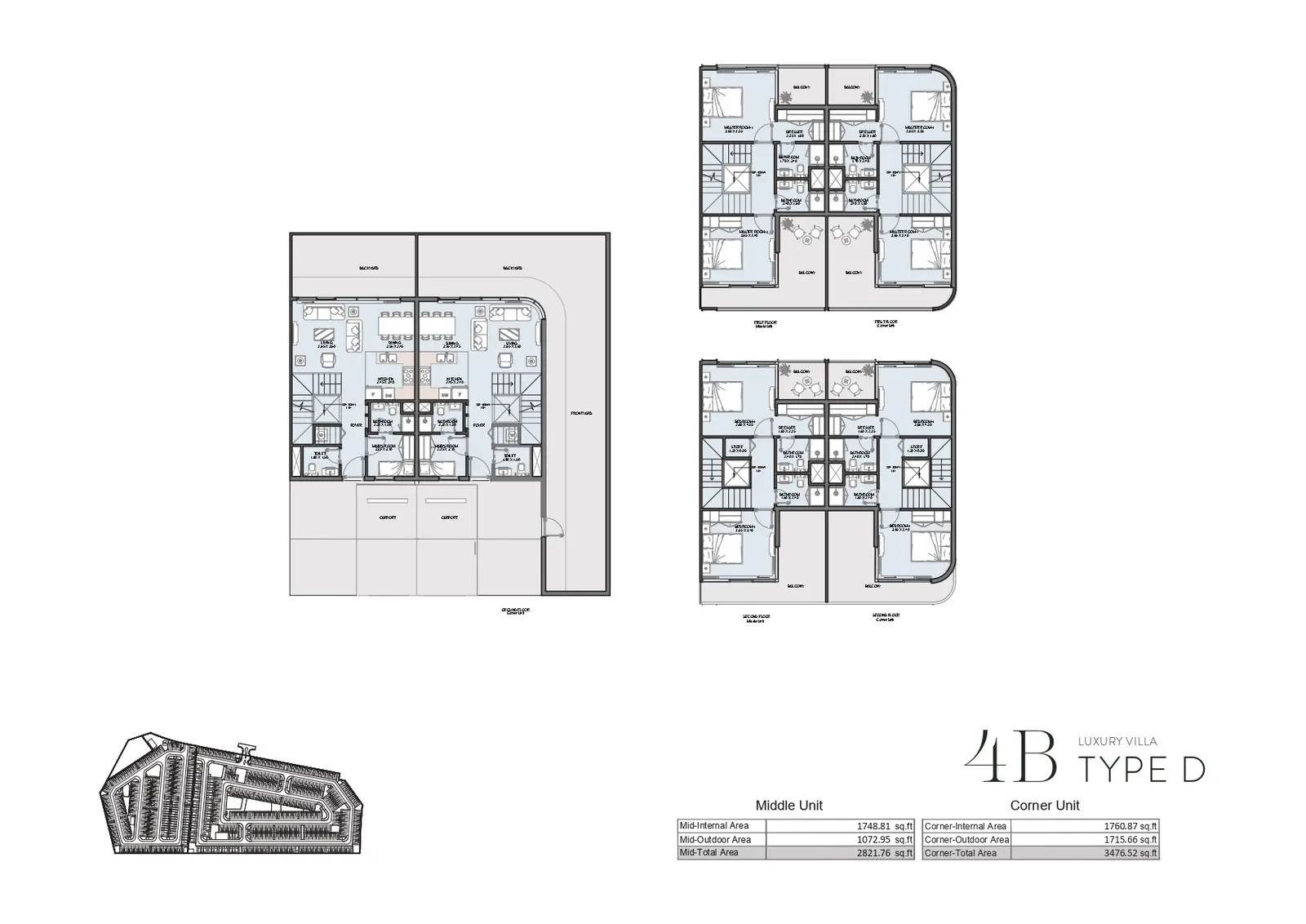 Floor plan for Type D