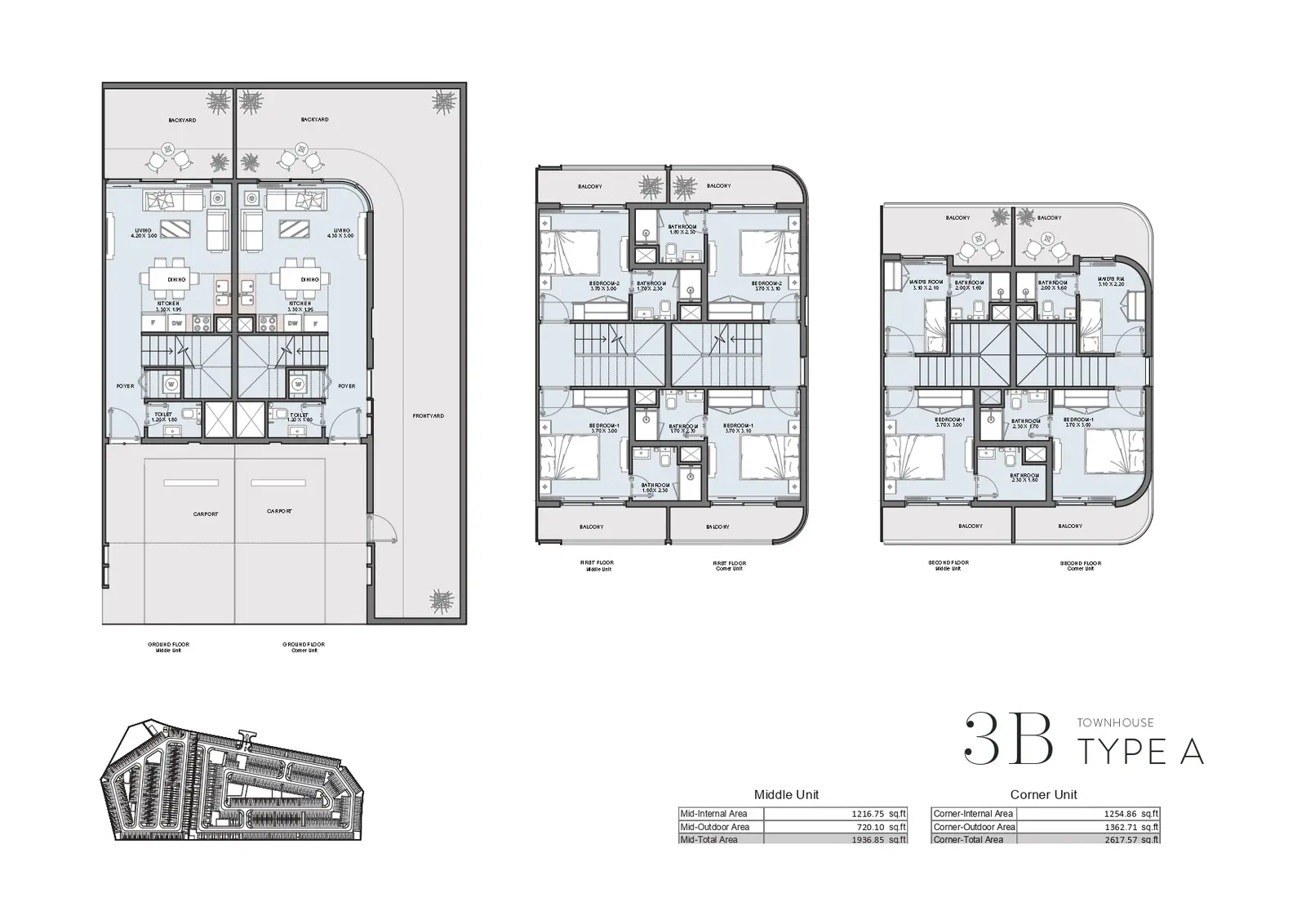 Floor plan for Type A