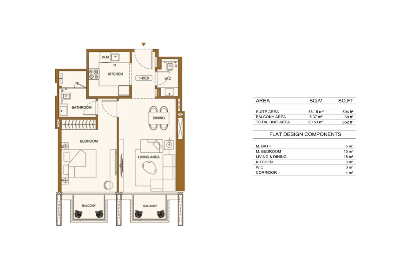 Floor plan for Type 2