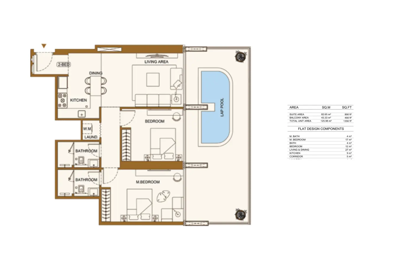 Floor plan for Type 2