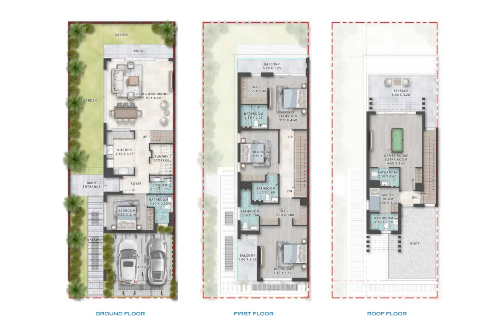 Floor plan for Type A