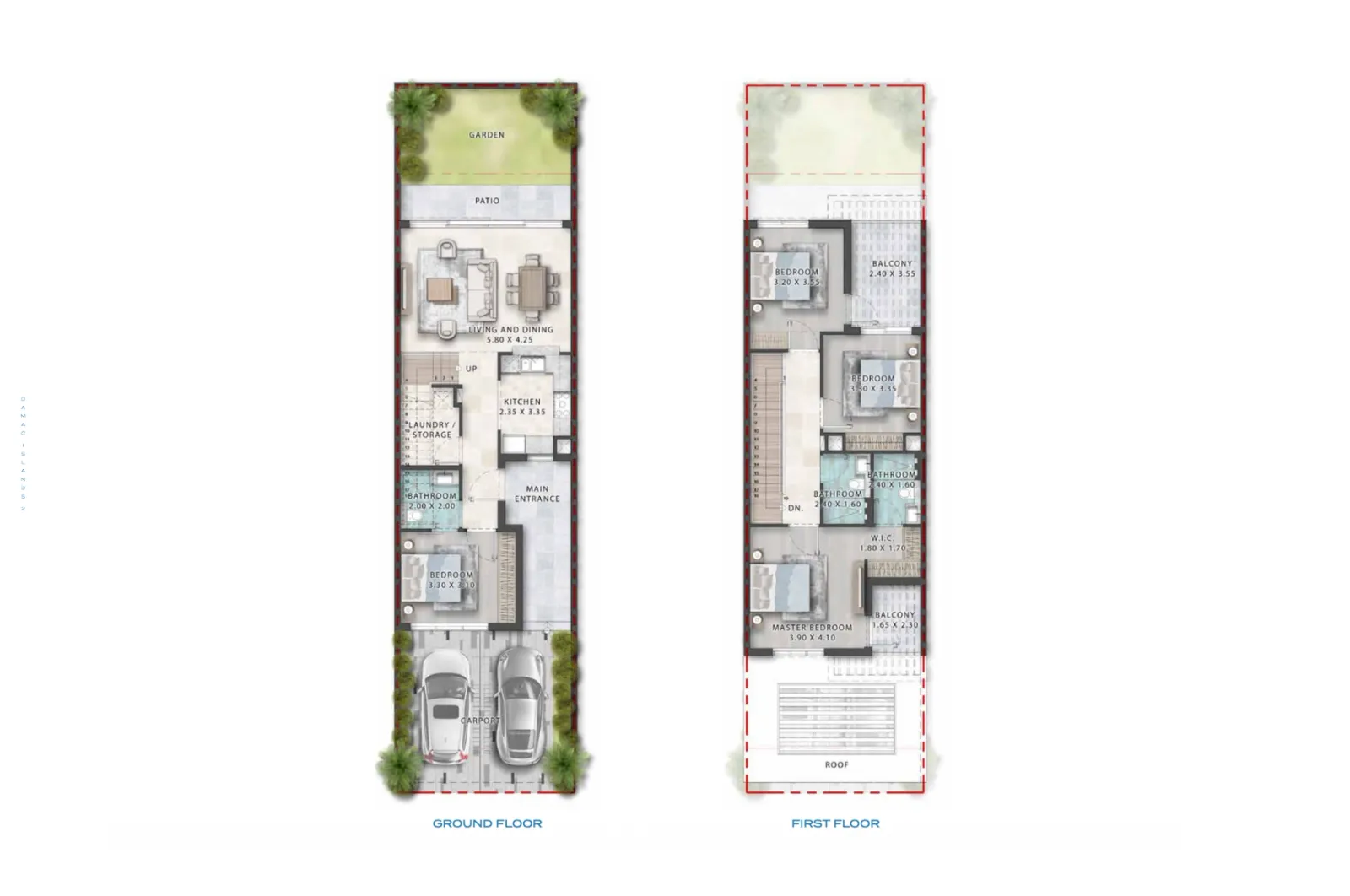 Floor plan for Type A