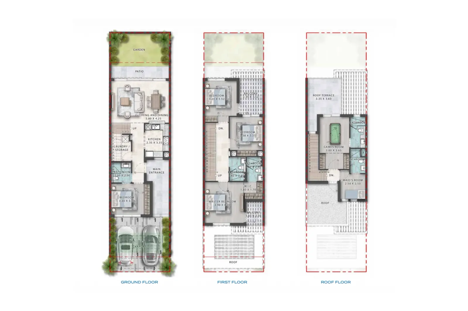 Floor plan for Type A