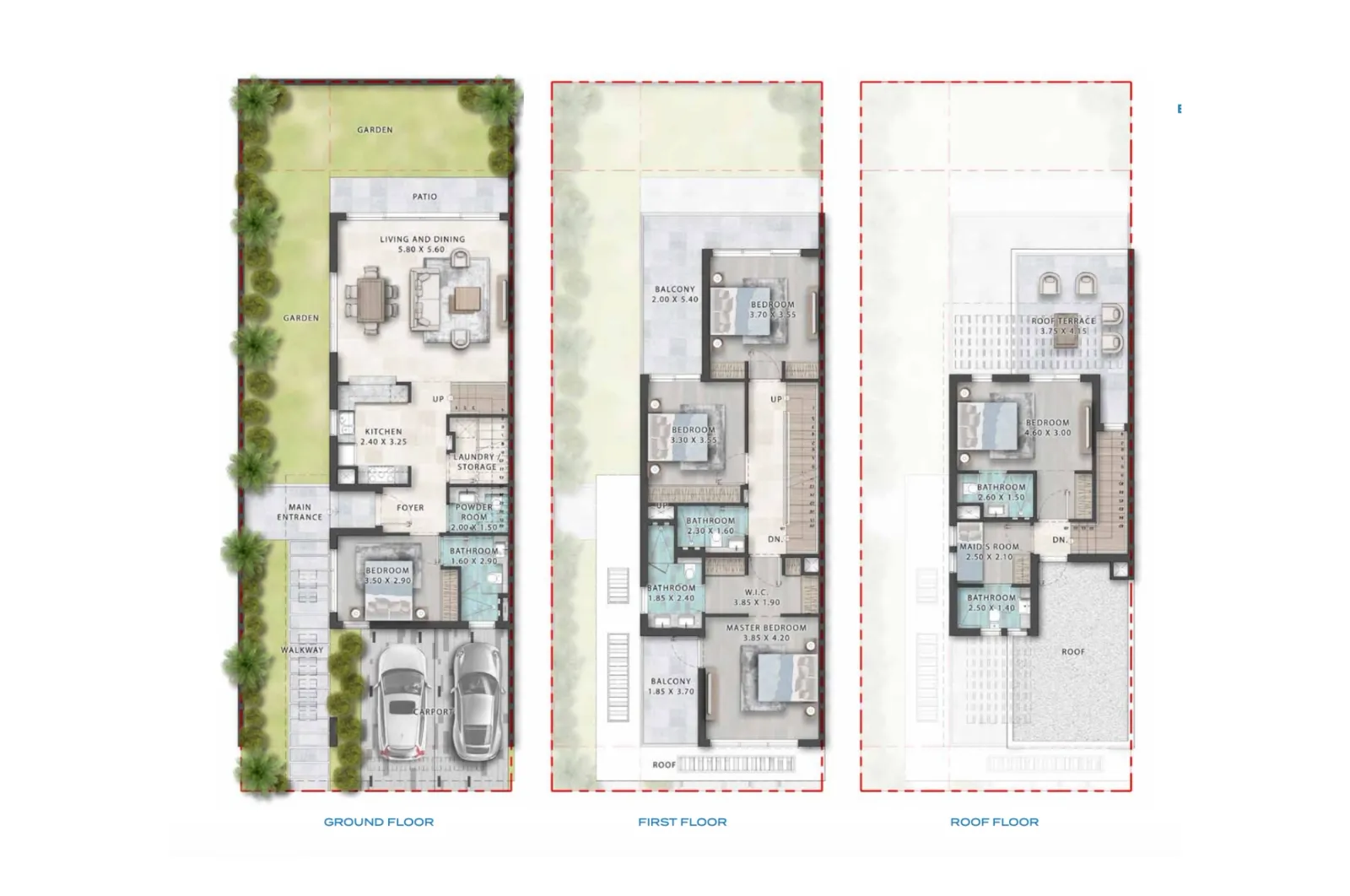 Floor plan for Type B