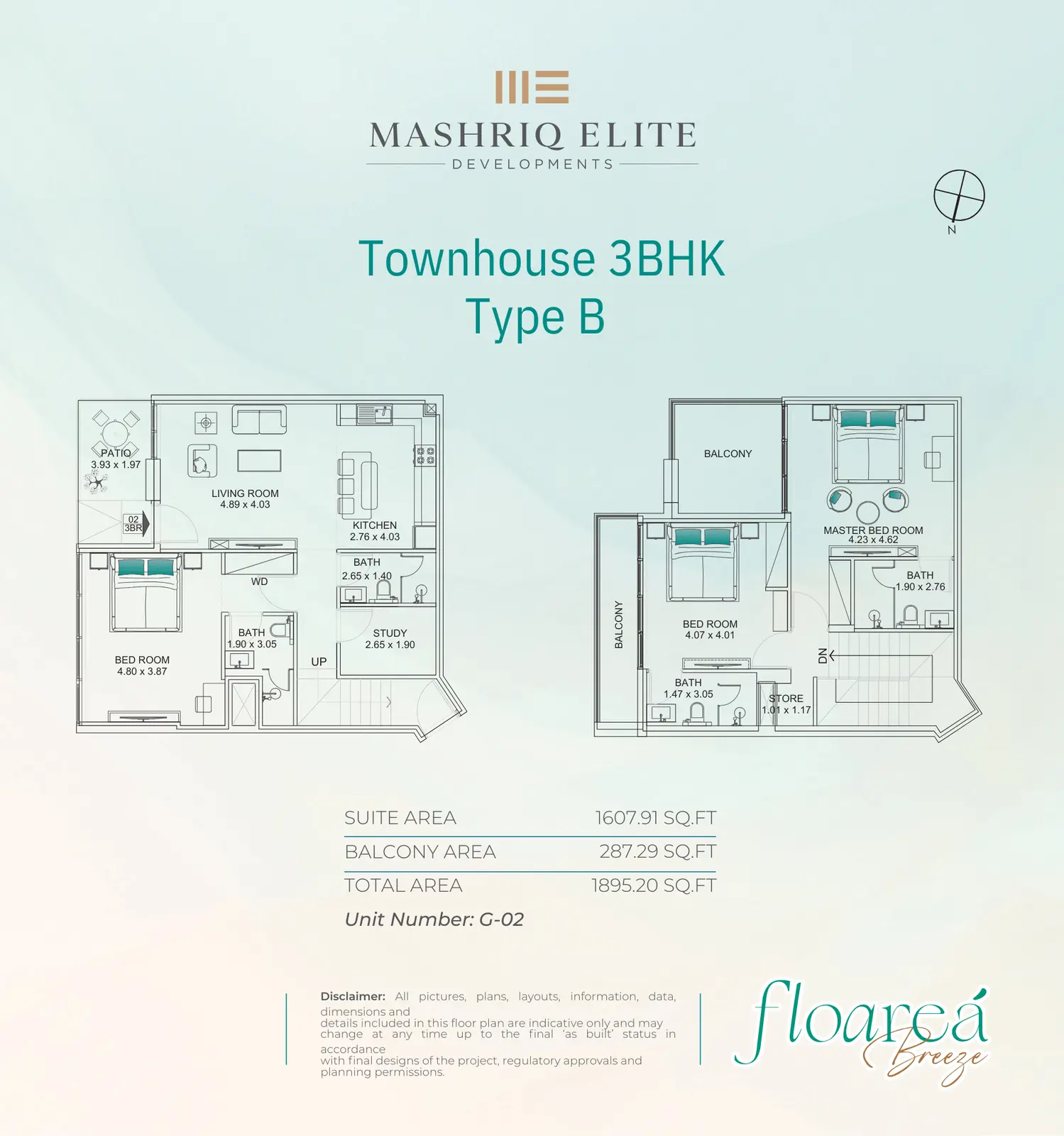 Floor plan for Type B