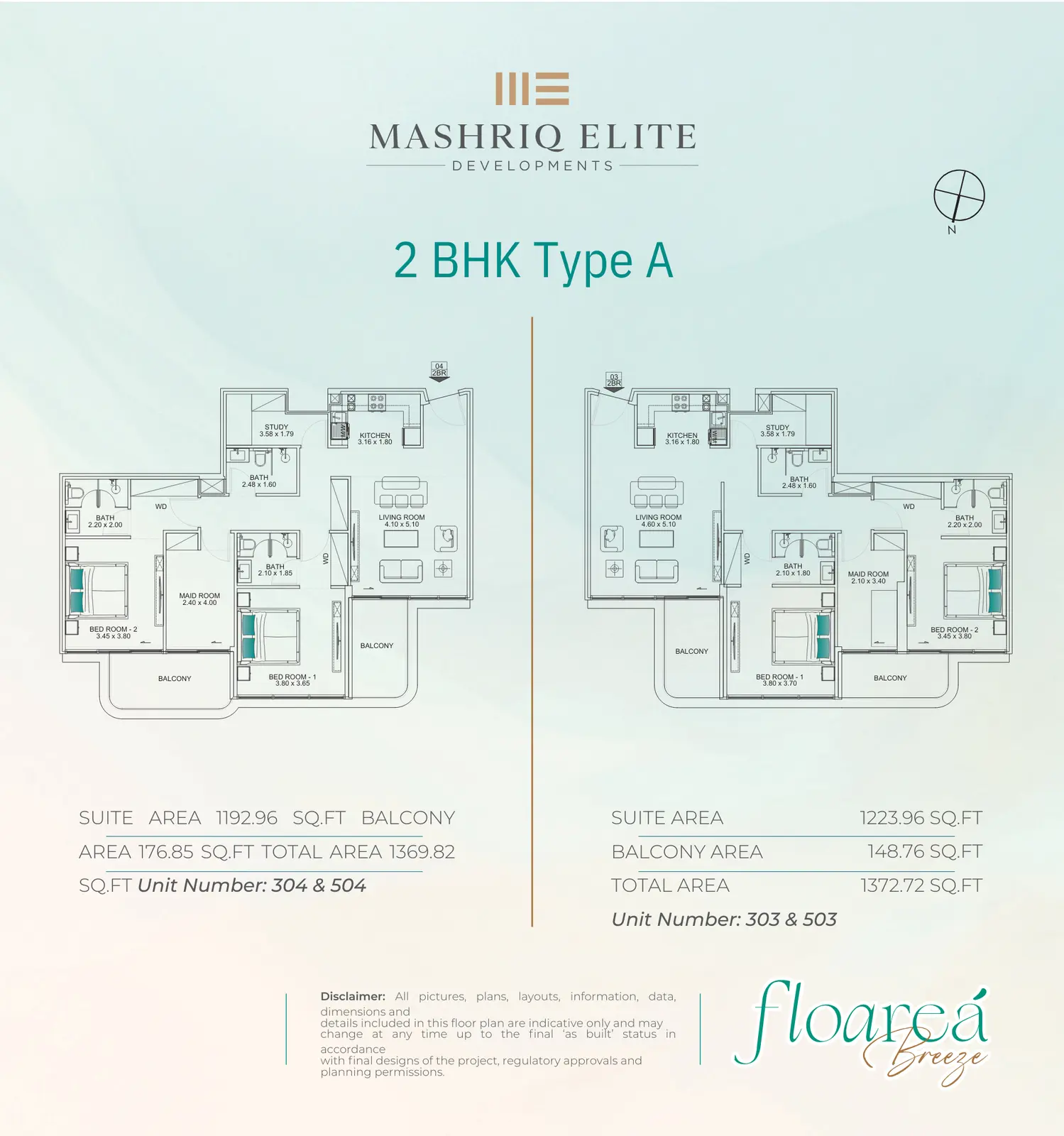 Floor plan for Type A