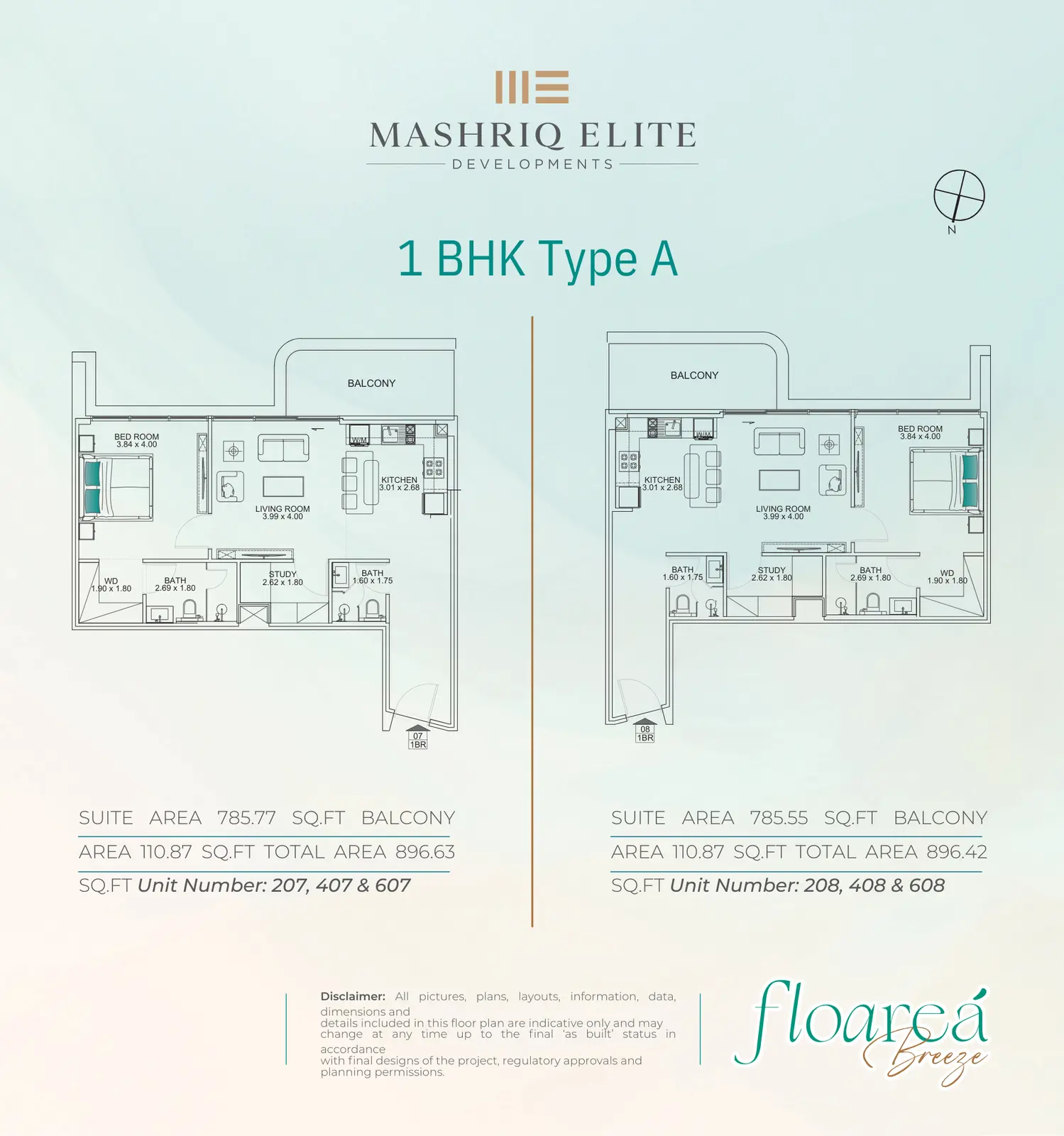 Floor plan for Type A