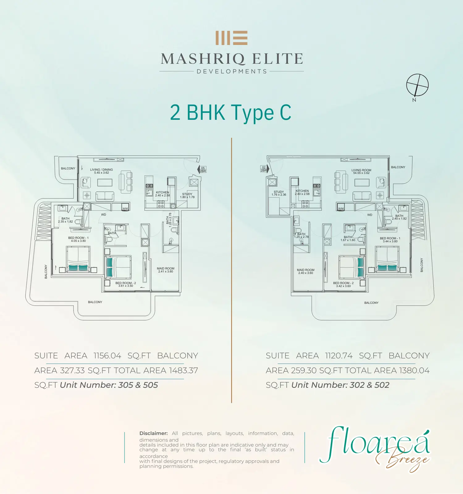 Floor plan for Type C