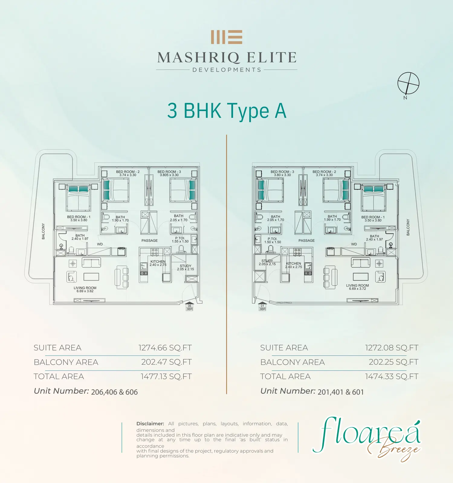 Floor plan for Type A