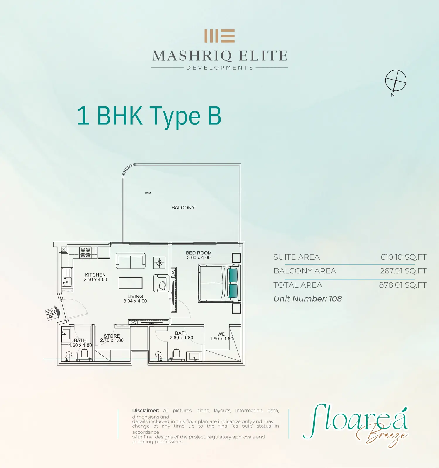 Floor plan for Type B