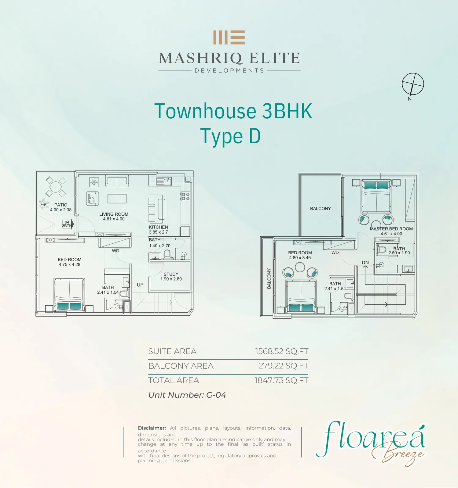 Floor plan for Type D