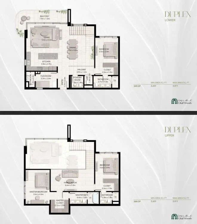 Floor plan for Type 1