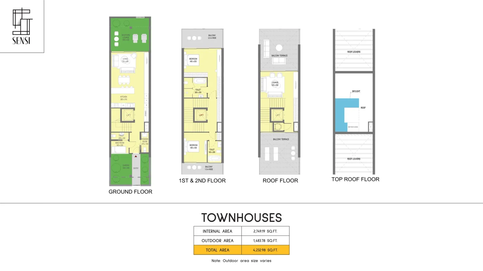 Floor plan for Type A