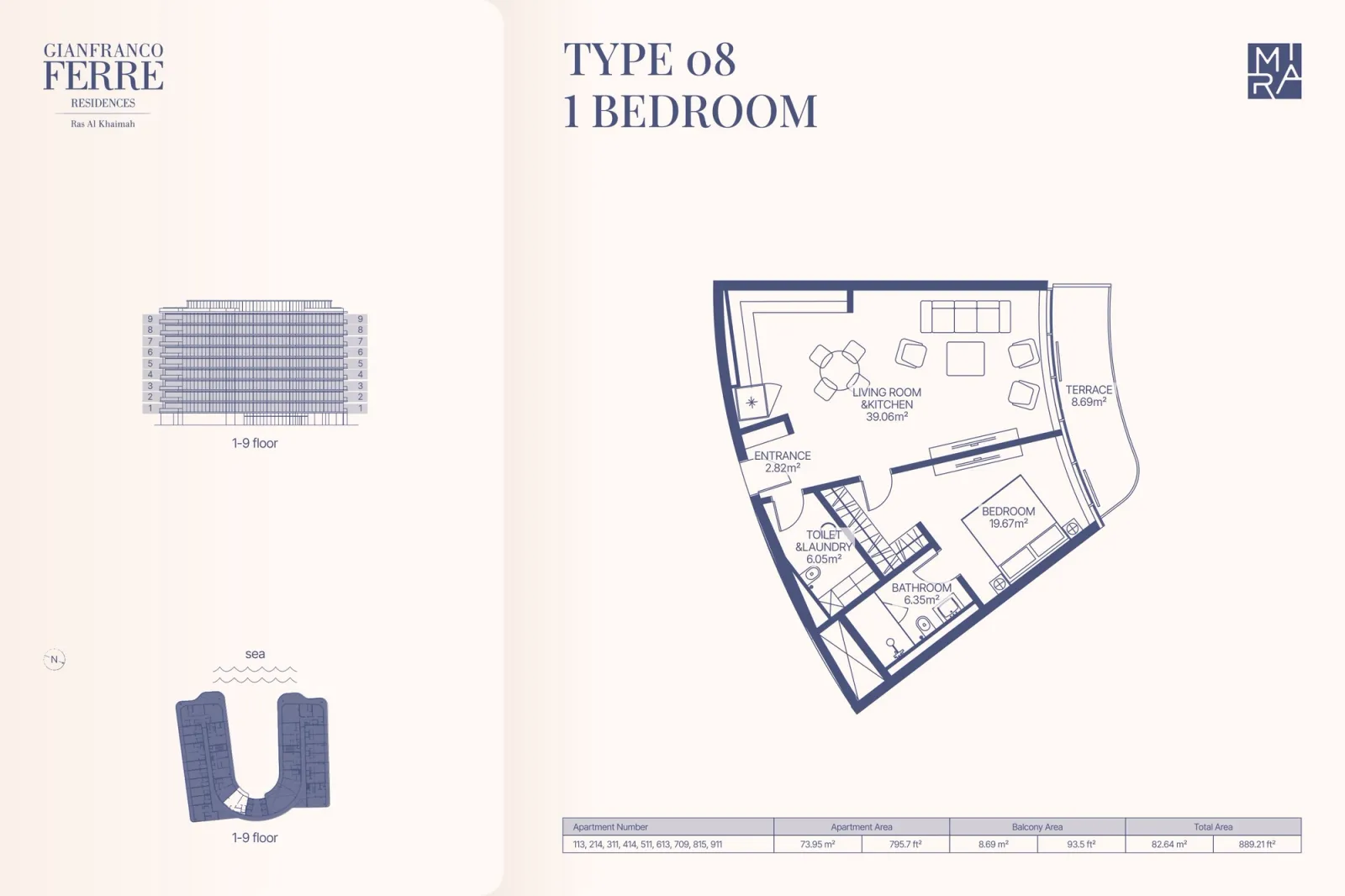 Floor plan for Type 08