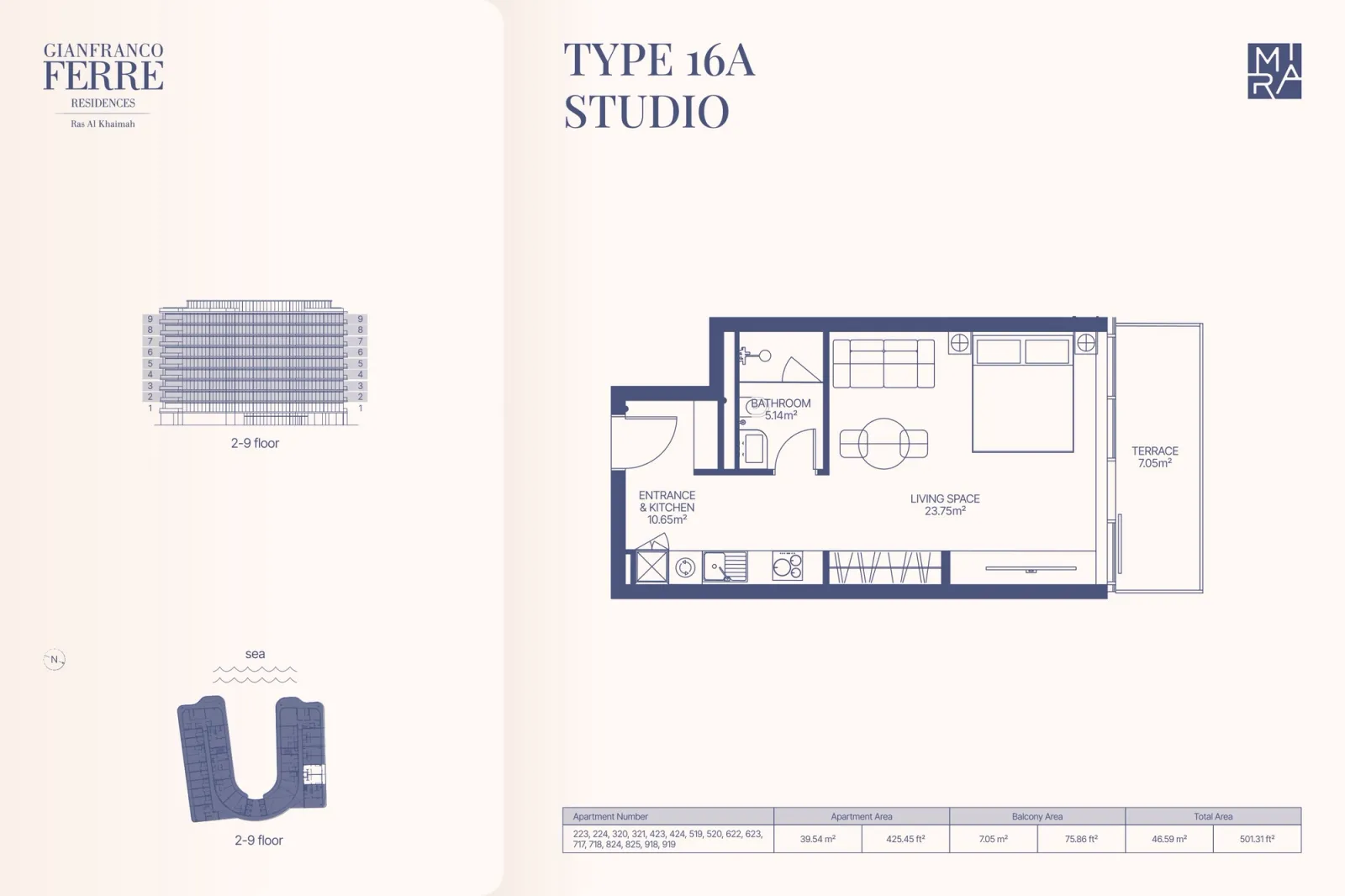 Floor plan for Type 16A