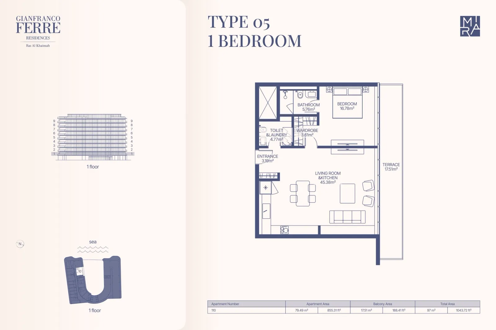 Floor plan for Type 05