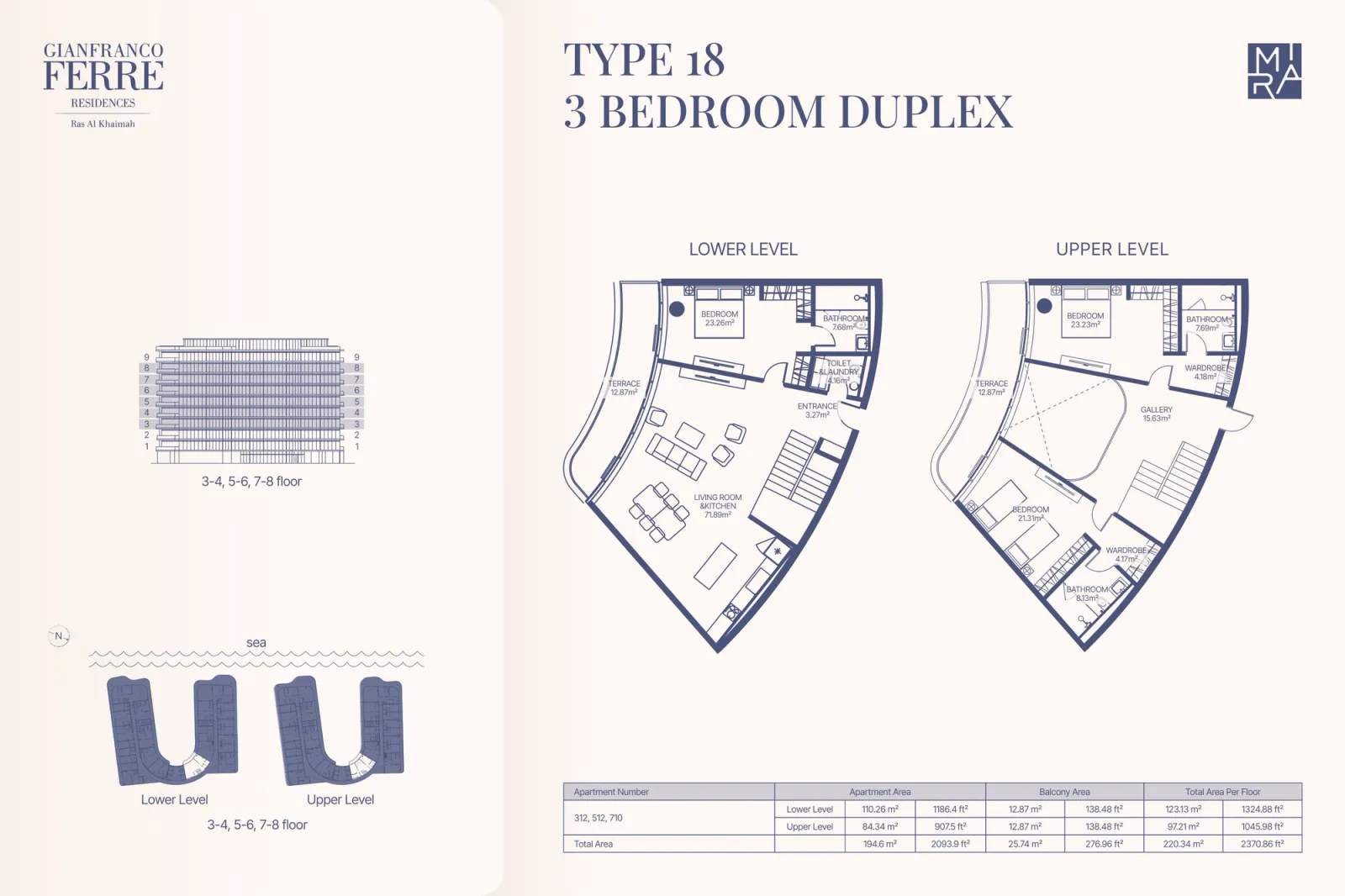 Floor plan for Type 18