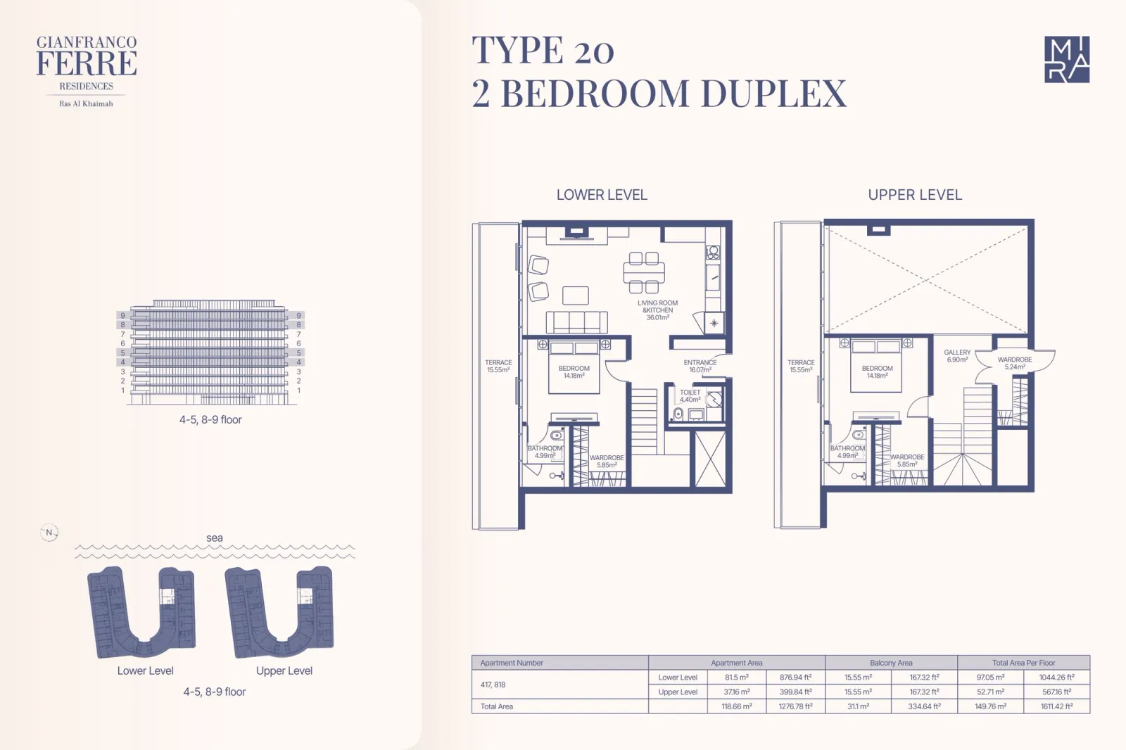 Floor plan for Type 20